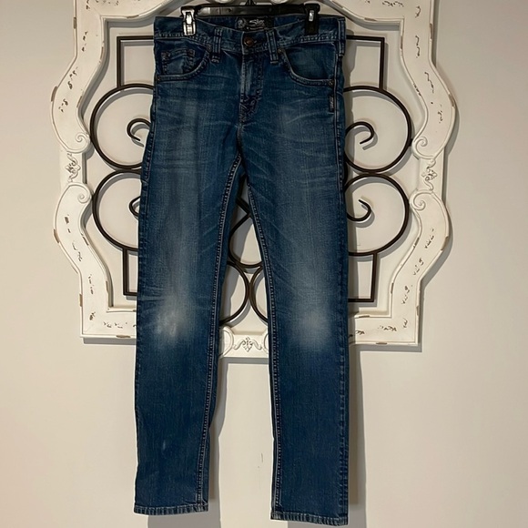 SILVER EDDIE RELAXED STRAIGHT LEG JEANS SIZE 29 X 34 - Picture 1 of 14